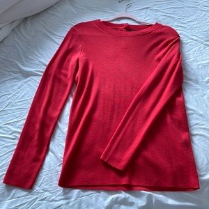 Banana Republic L Orange Merino Wool Sweater